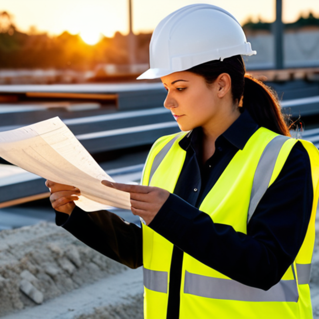 왕조현 출연작 및 최근 활동 - **Prompt:** A professional female architect, fully clothed in modest business attire, reviewing blue...