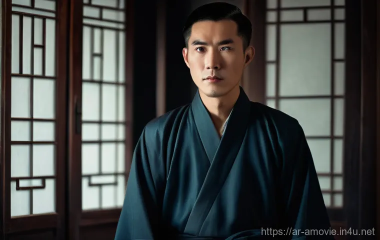 영화  패왕별희 의 상징성과 시대적 의미 - **Prompt 1: The Soul of Yu Ji on Stage**
    A full-body shot of a male Beijing opera performer, Che...