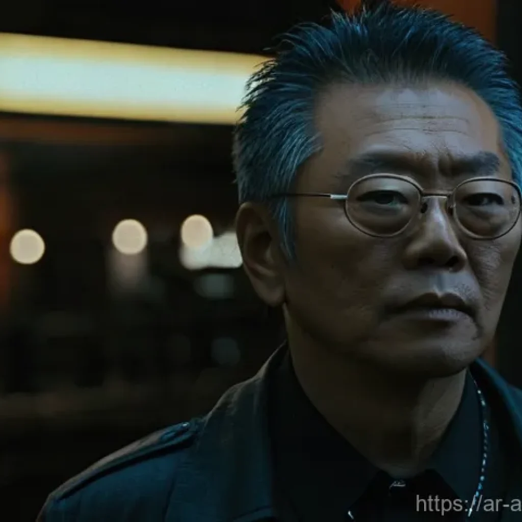 미이케 다카시 영화의 독특한 연출법 - Here are three detailed image prompts in English, inspired by the themes and style of Takashi Miike'...